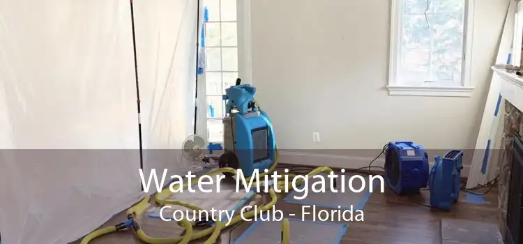 Water Mitigation Country Club - Florida