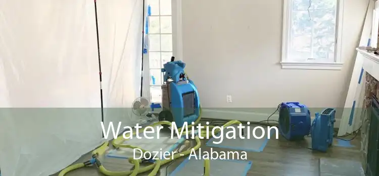 Water Mitigation Dozier - Alabama