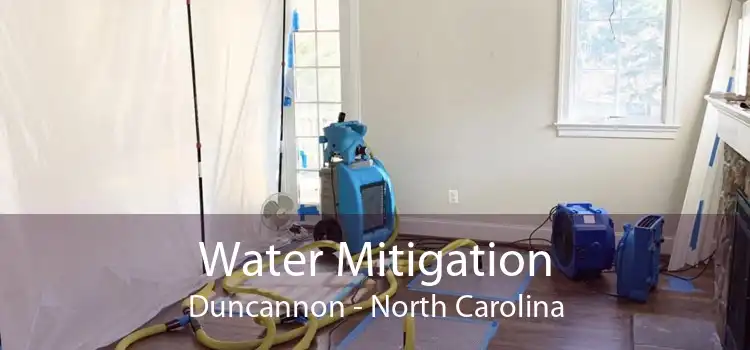 Water Mitigation Duncannon - North Carolina