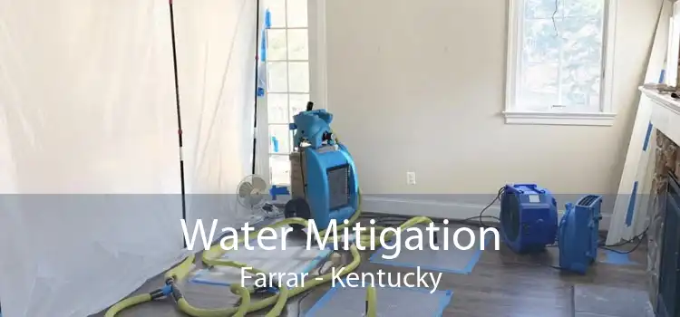 Water Mitigation Farrar - Kentucky