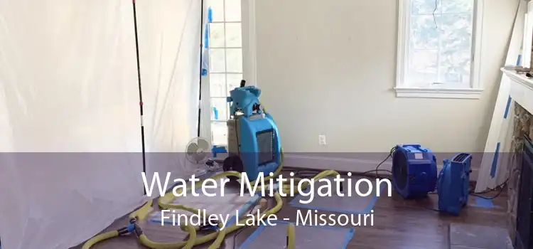 Water Mitigation Findley Lake - Missouri