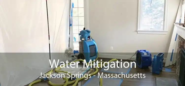 Water Mitigation Jackson Springs - Massachusetts