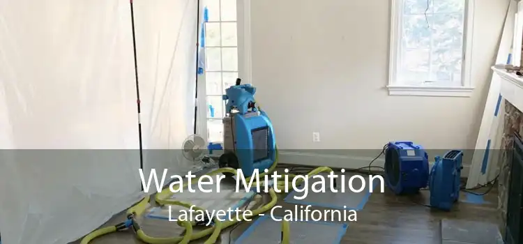 Water Mitigation Lafayette - California