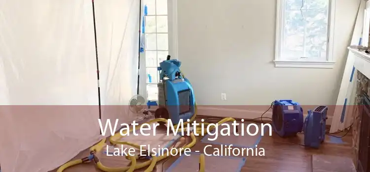 Water Mitigation Lake Elsinore - California