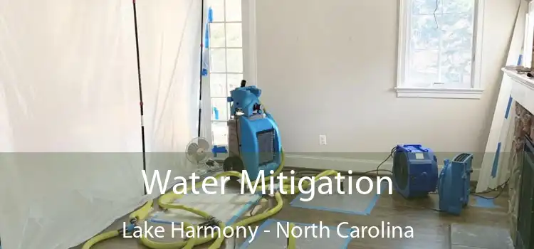 Water Mitigation Lake Harmony - North Carolina