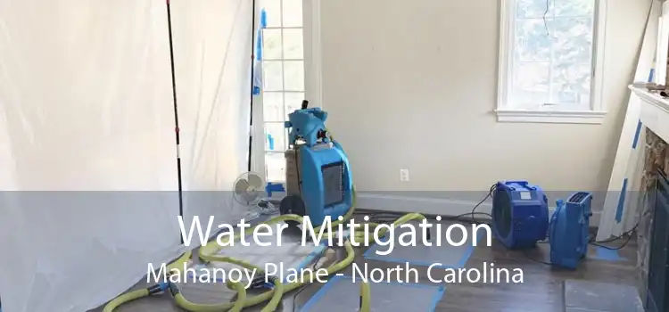 Water Mitigation Mahanoy Plane - North Carolina