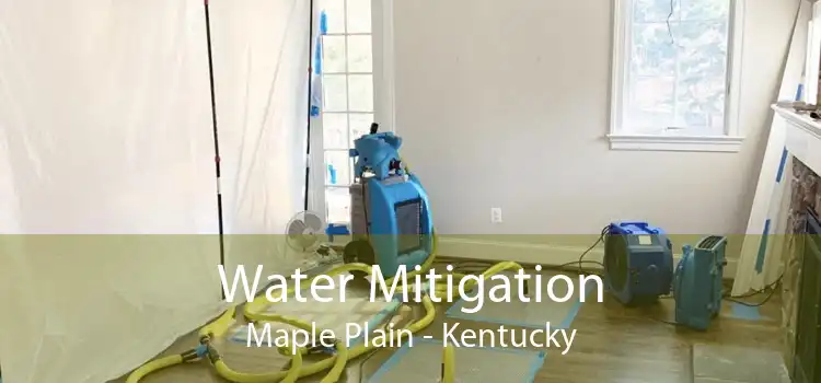 Water Mitigation Maple Plain - Kentucky