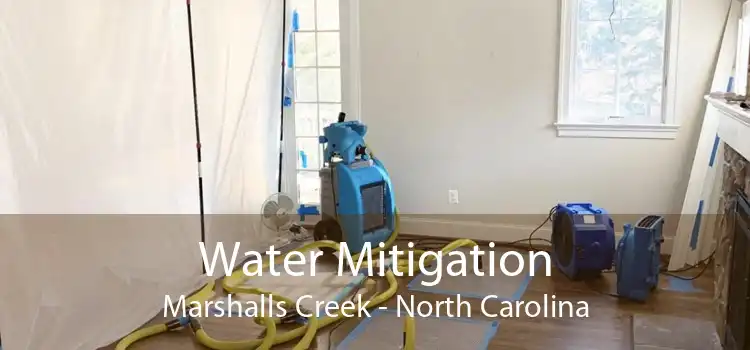 Water Mitigation Marshalls Creek - North Carolina