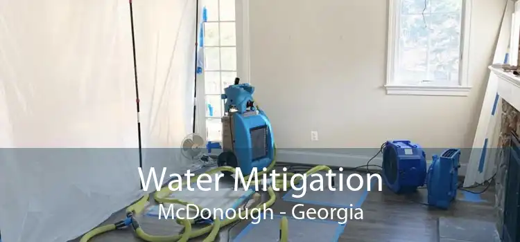 Water Mitigation McDonough - Georgia