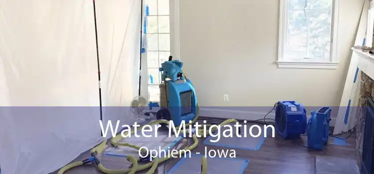 Water Mitigation Ophiem - Iowa