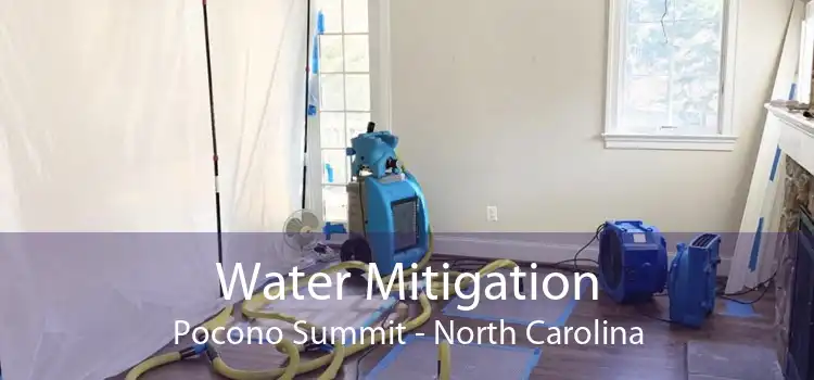 Water Mitigation Pocono Summit - North Carolina