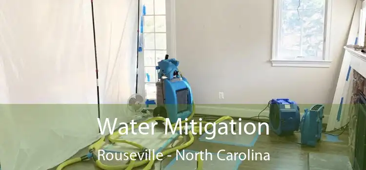 Water Mitigation Rouseville - North Carolina