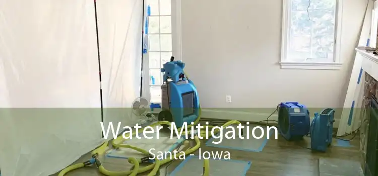 Water Mitigation Santa - Iowa