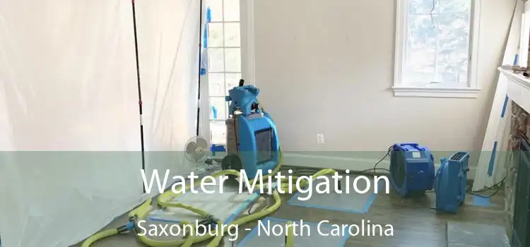 Water Mitigation Saxonburg - North Carolina