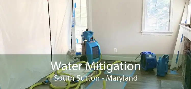 Water Mitigation South Sutton - Maryland