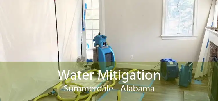 Water Mitigation Summerdale - Alabama
