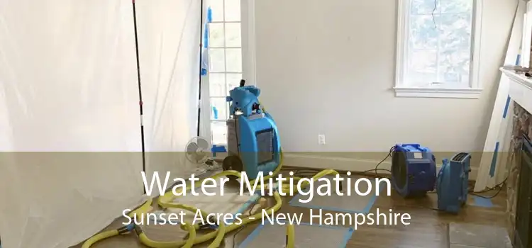 Water Mitigation Sunset Acres - New Hampshire